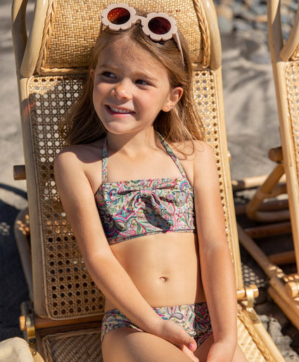 Kids Paisley Coast Asha BowSwimsuit PQ Swim Kids Paisley Coast Asha BowSwimsuit PQ Swim