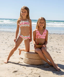 Kids Strawberry Fields Ruffle Bikini