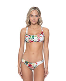 Summer Hibiscus Reversible Seamless Wave Halter (FINAL SALE) - PQ Swim (PilyQ)