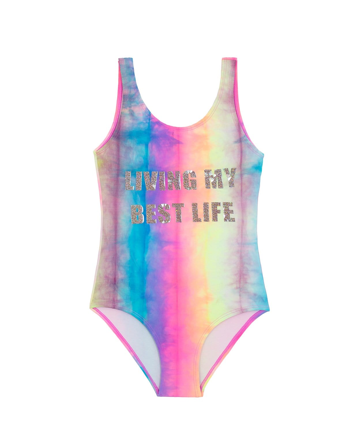 Kids Tie Dye Best Life One Piece - PQ Swim (PilyQ)